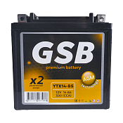 Аккумулятор GSB (14 Ah) YTX14-BS